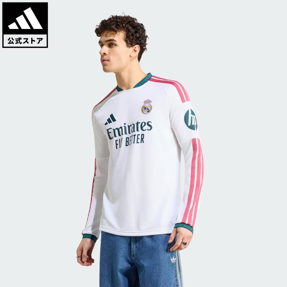 【公式】アディダス adidas 返品可 ソーシャルギフト対象 サッカー レアル・マドリード 26/27 ホーム 長袖ユニフォーム パフォーマンス ユニセックス ウェア・服 ユニフォーム 白 ホワイト KC3952|adidas Online Shop 店