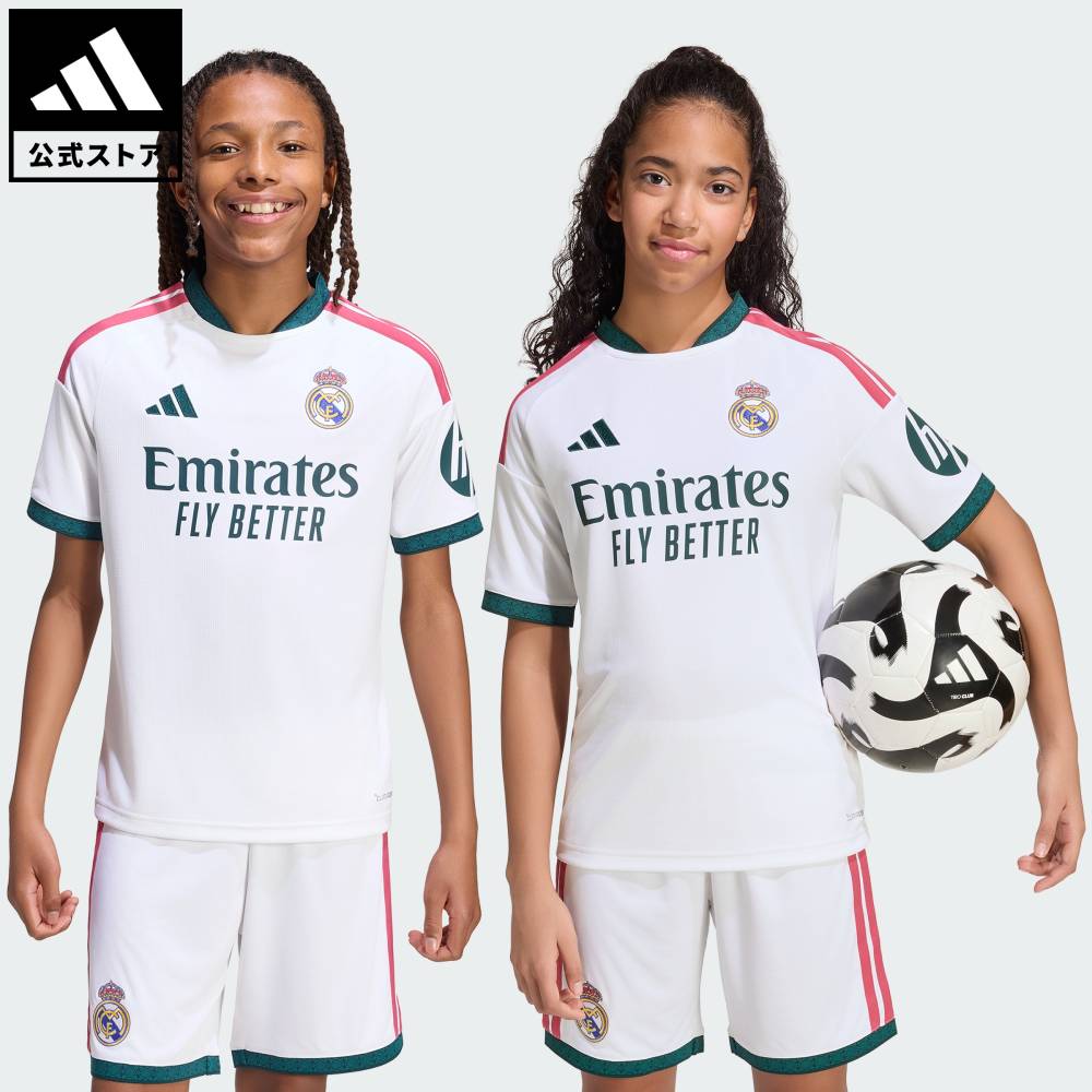 【公式】アディダス adidas 返品可 ソーシャルギフト対象 サッカー レアル・マドリード 26/27 ホーム ユニフォーム キッズ パフォーマンス キッズ／子供用 ウェア・服 ユニフォーム 白 ホワイト KC3993｜adidas Online Shop 店