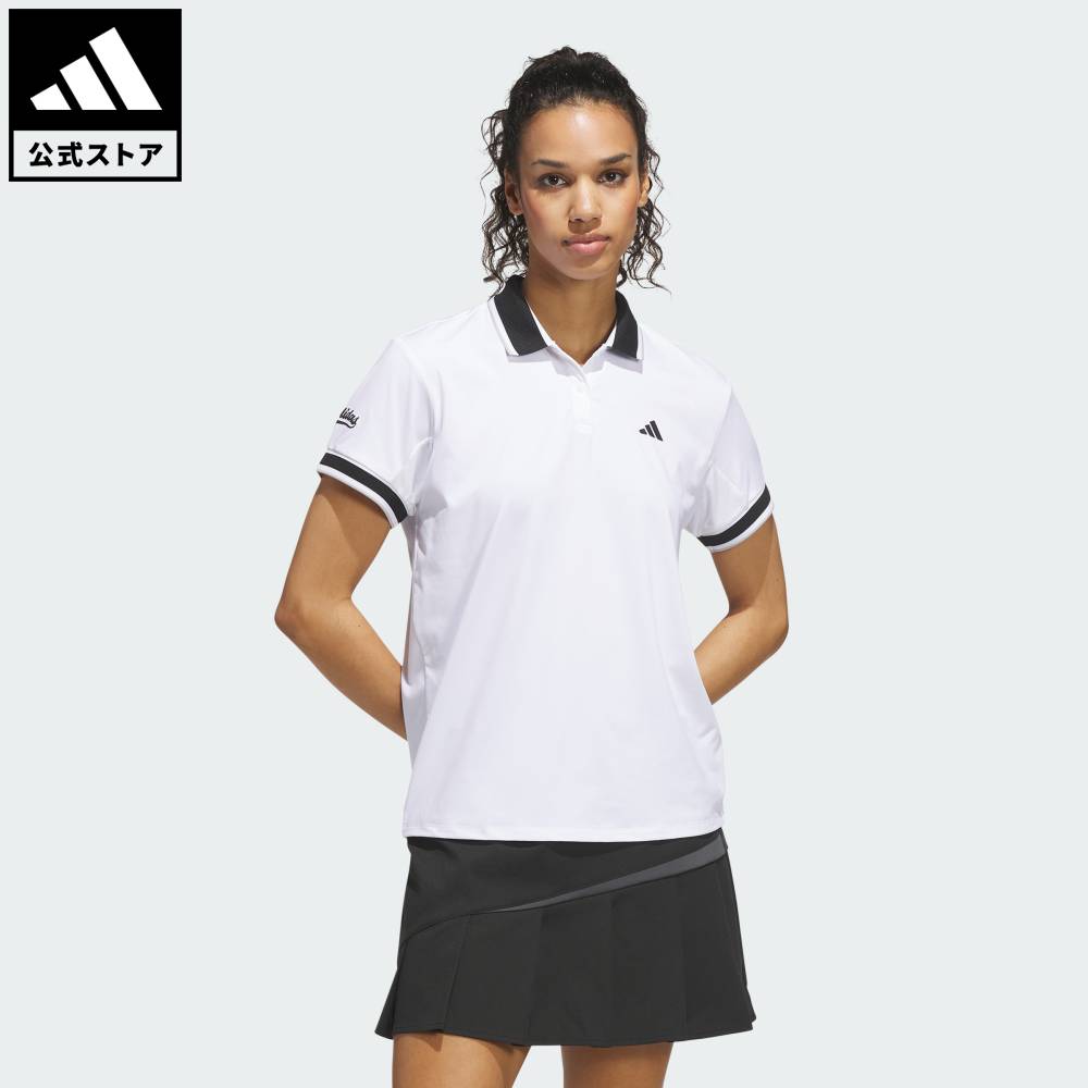【公式】アディダス adidas 返品可 ゴルフ クライマクール フラットニットカラー半袖シャツ パフォーマンス レディース ウェア・服 ポロシャツ 白 ホワイト KG0140｜adidas Online Shop 店