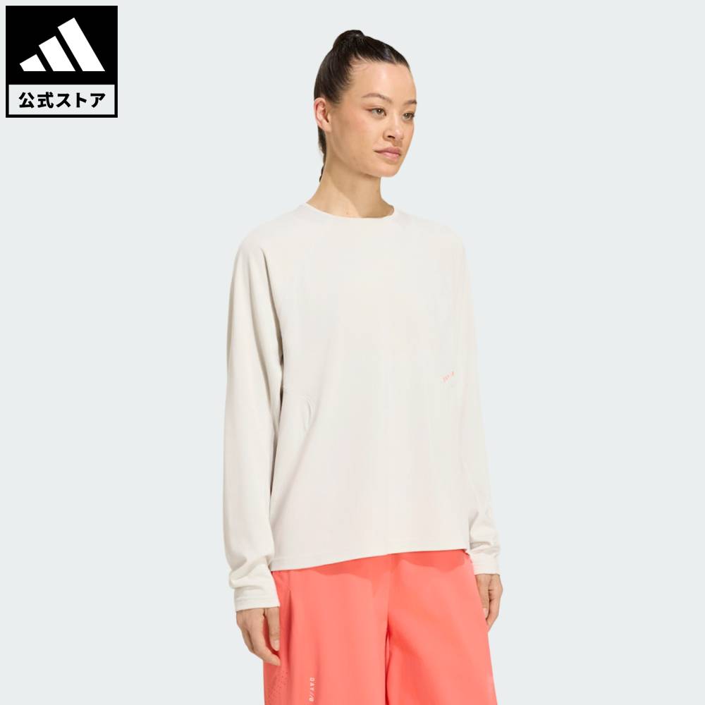 【ポイント20倍 07/15 00:00~07/26 01:59】 【公式】アディダス adidas 返品可 ランニング DAY//Ø ランニング 長袖Tシャツ パフォーマンス レディース ウェア・服 Tシャツ グレー KU8477 【PTU】|adidas Online Shop 店