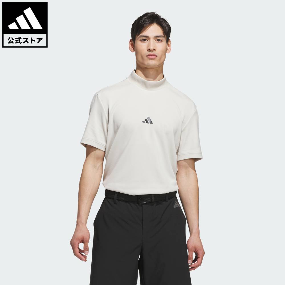 【公式】アディダス adidas 返品可 ソーシャルギフト対象 ゴルフ コードカオス モックネック 半袖シャツ パフォーマンス メンズ ウェア・服 ポロシャツ ベージュ KZ5407｜adidas Online Shop 店