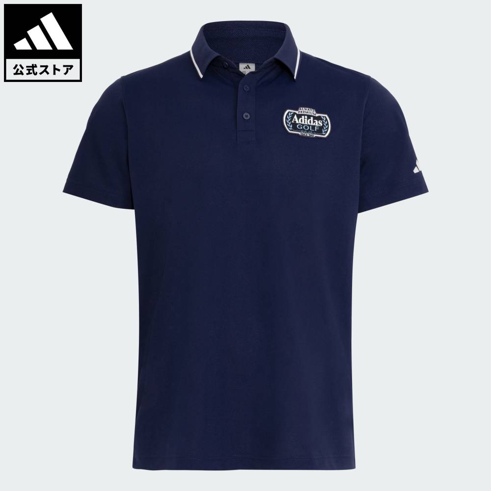 【公式】アディダス adidas 返品可 ゴルフ CHIP バックグラフィック 半袖ポロシャツ パフォーマンス メンズ ウェア・服 ポロシャツ 青 ブルー KM0773|adidas Online Shop 店