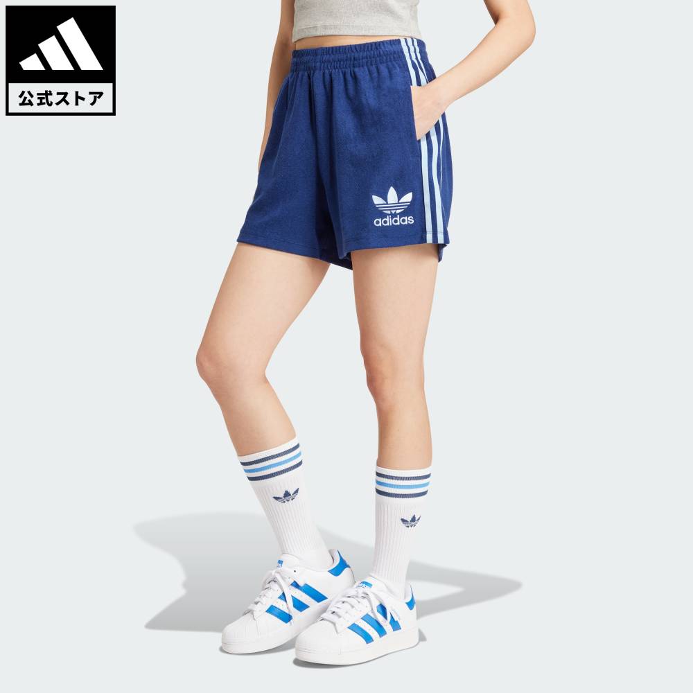 sporty & rich X adidas ショーツ XS adidas x Sporty & Rich Track Short Navy/White - SS24 - US