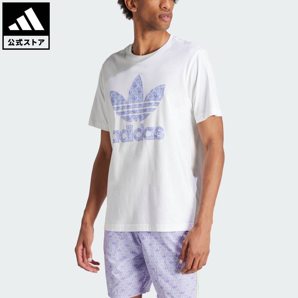 【楽天市場】【公式】アディダス adidas 返品可 ライフスタイル クラシック モノグラム グラフィック半袖Tシャツ オリジナルス メンズ ...