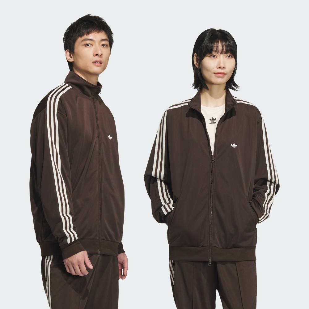 adidas トラックジャケットワンダーブラウン　 クリーム色 ブラウン adidas トラックジャケットワンダーブラウン クリーム色 ブラウン