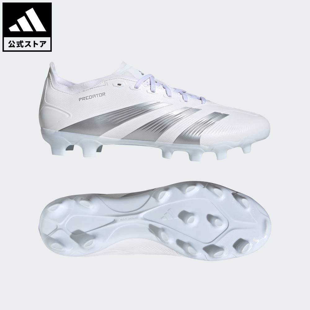 【公式】アディダス adidas 返品可 サッカー プレデター 24 LEAGUE Low HG/AG / 土・人工芝用 / Predator 24 League Low HG/AG パフォーマンス ユニセックス シューズ・靴 スパイク 白 ホワイト IE2611 サッカースパイク【PT】画像