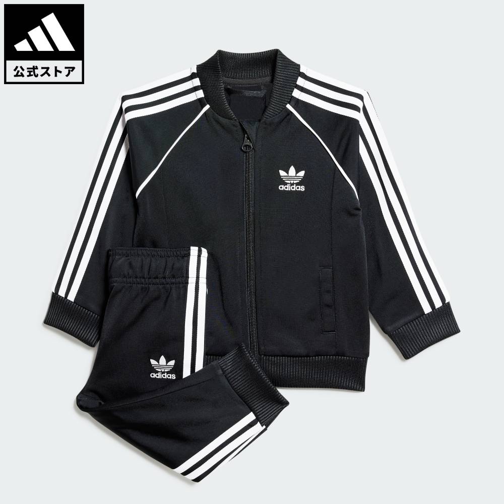 セットアップ★アディダスオリジナルス　ジャージ　レディースXS ブラック アディダスオリジナルズ ジャージ 上下セット ブラック XS