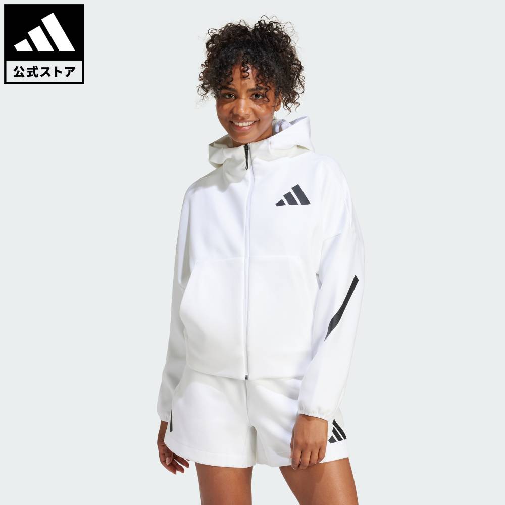 adidasアディダス セットアップ パーカー ハーフパンツ 男女兼用　白　L adidas アディダス セットアップ パーカー ハーフパンツ 男女兼用 白 L