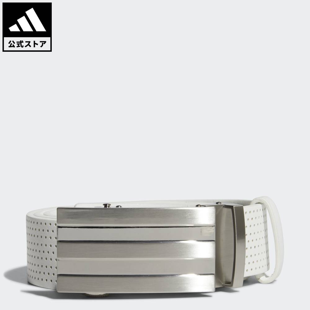 【ポイント10倍 04/04 20:00～04/10 23:59】 【公式】アディダス adidas 返品可 ゴルフ 【ゴルフ】パンチング 無段階調節ベルト パフォーマンス メンズ アクセサリー ベルト 白 ホワイト HA5950 Gnot 【PT】