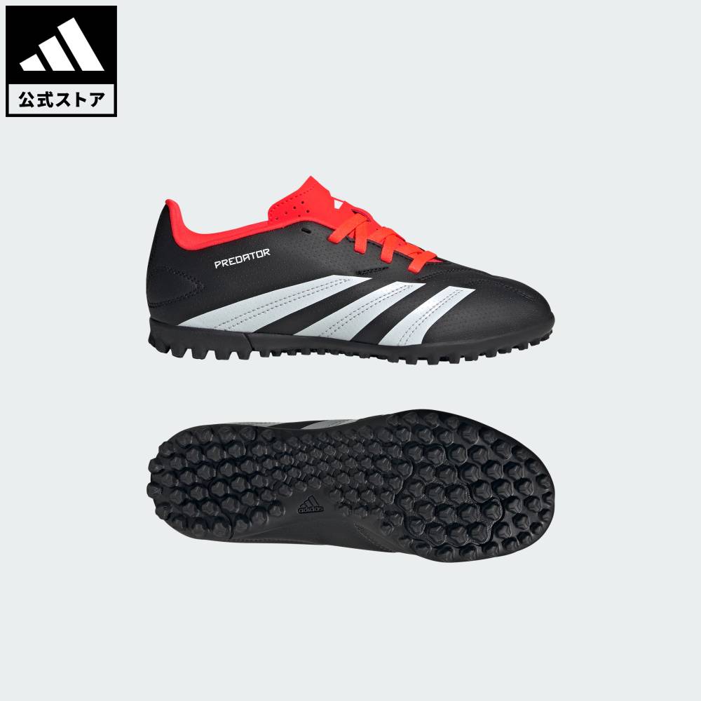 【公式】アディダス adidas 返品可 サッカー プレデター CLUB TF / ターフ用 / Predator Club TF パフォーマンス キッズ／子供用 シューズ・靴 スポーツシューズ 黒 ブラック IG5437 スパイクレス画像