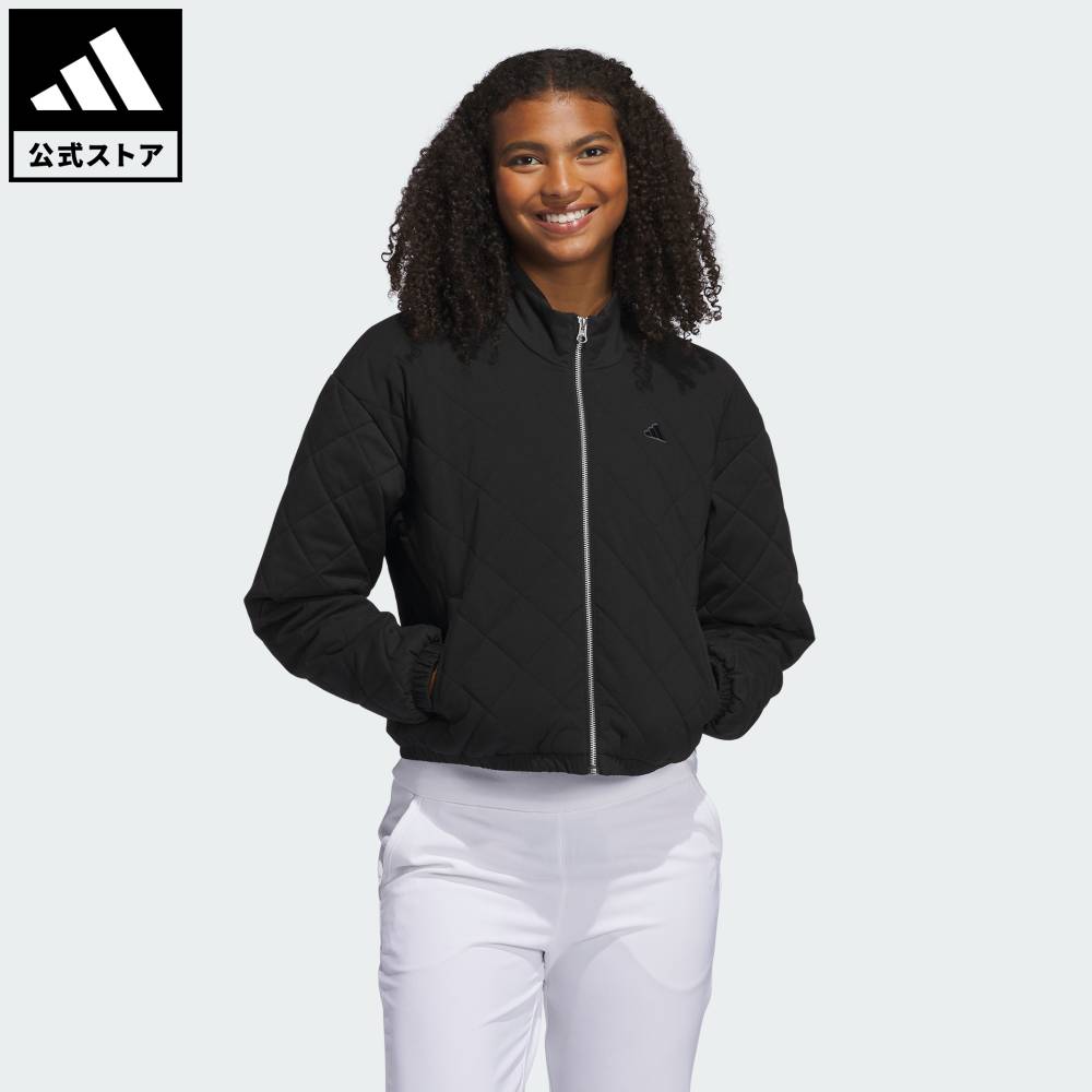アディダスレディースゴルフウェアせットアップL アディダス(adidas) ゴルフウェア 上下セット スリーストライプ