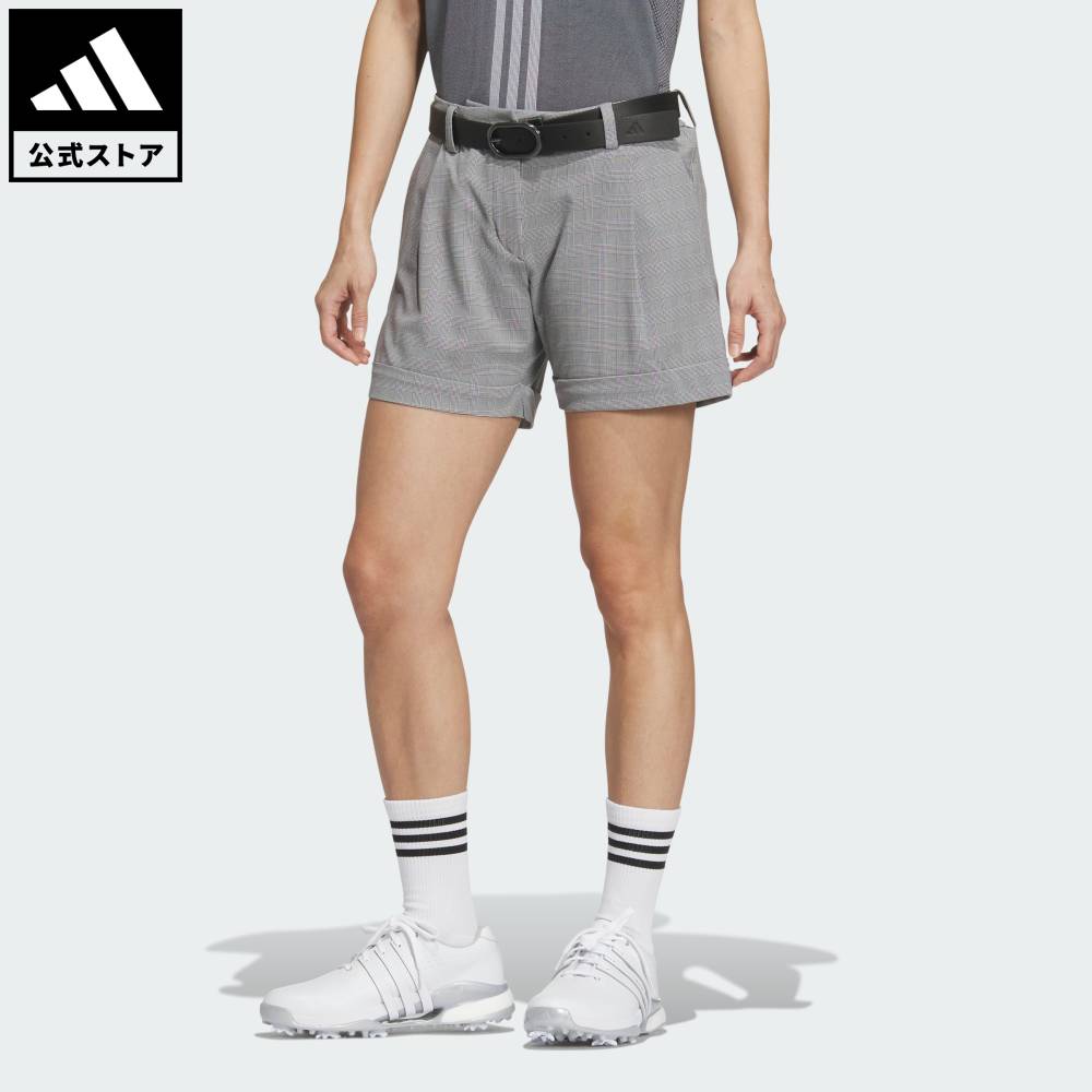 【50％OFFクーポン対象 04/04 20:00～04/10 23:59】 【公式】アディダス adidas 返品可 ゴルフ 【ゴルフ】ULT365 ミニチェックストレッチショーツ パフォーマンス レディース ウェア・服 ショートパンツ・短パン 白 ホワイト IN6587 【PT】 7,540円