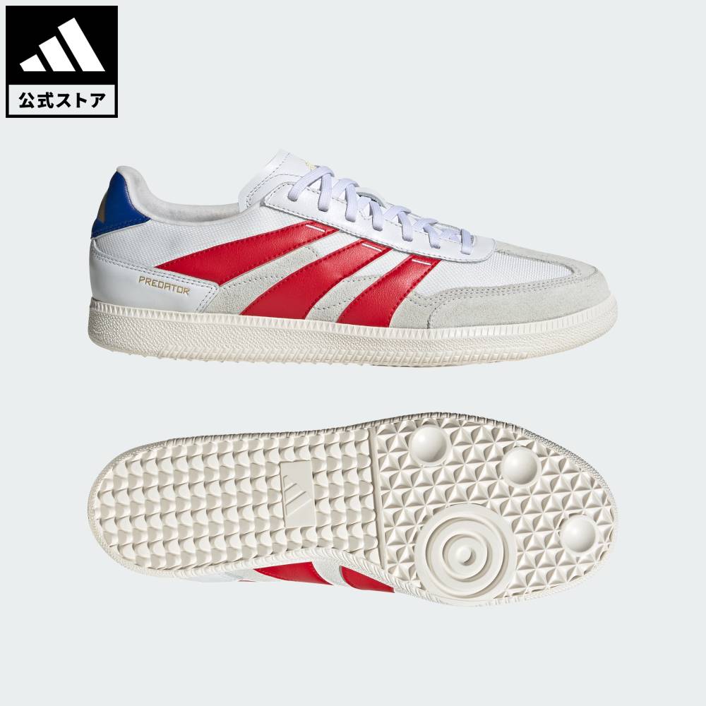 【公式】アディダス adidas 返品可 サッカー プレデター 24 リーグ ロー フリースタイル / Predator 24 League Low Freestyle パフォーマンス ユニセックス シューズ・靴 スポーツシューズ 白 ホワイト IG8974 スパイクレス画像