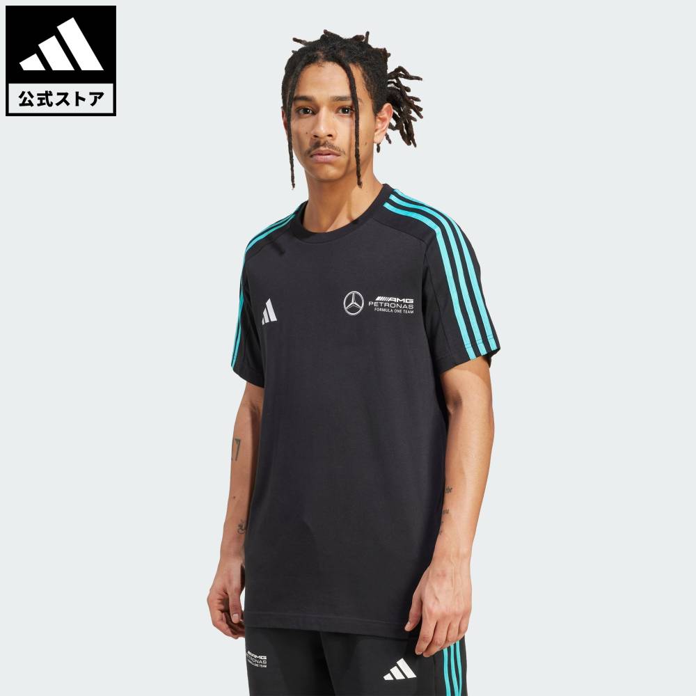 adidas★Mercedes - AMG Petronas F1 チームDNA Tシャツワンピ Womens DNA Tee Dress Black | Official Mercedes-AMG PETRONAS