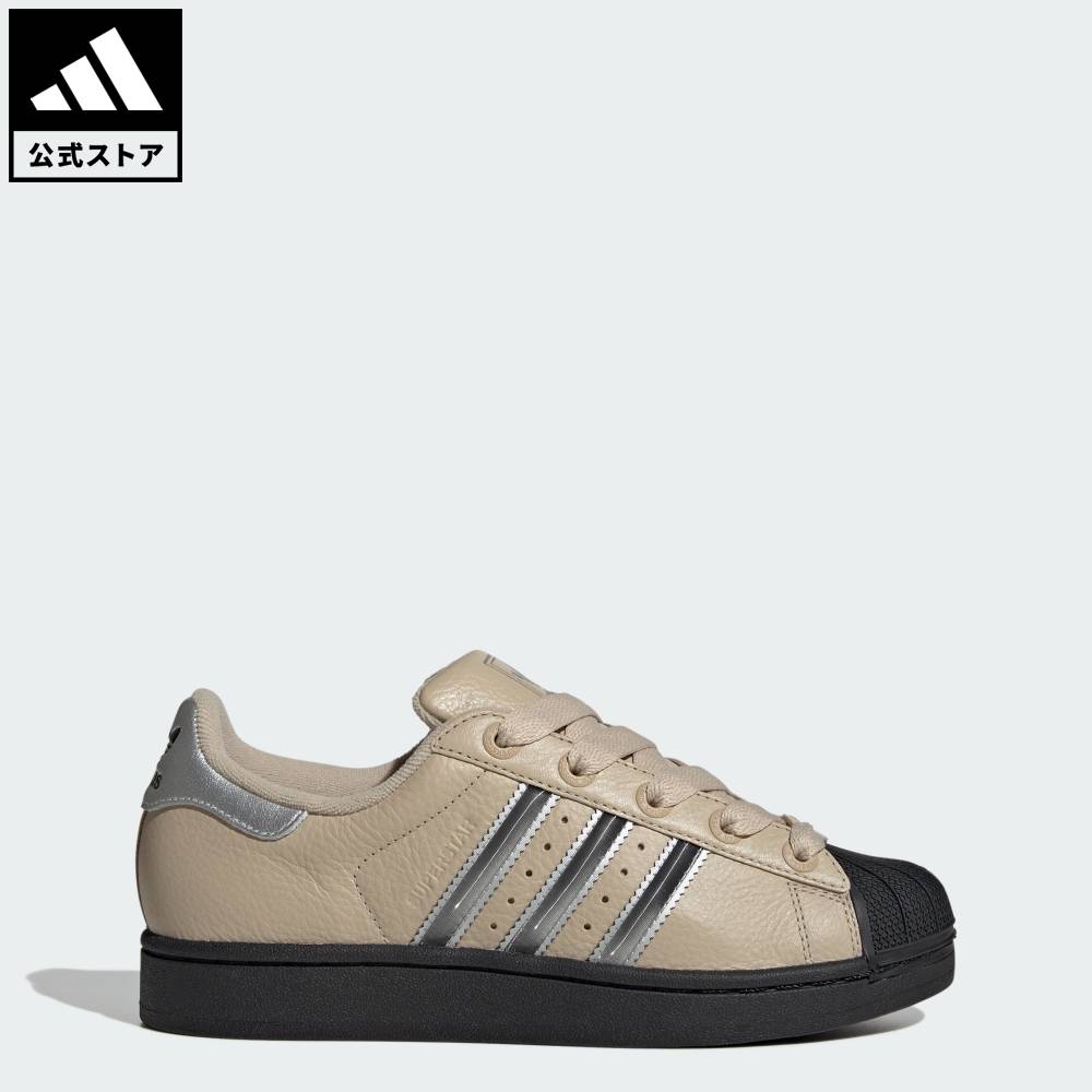 【公式】アディダス adidas 返品可 ライフスタイル スーパースター II / Superstar II オリジナルス ユニセックス シューズ・靴 スニーカー ベージュ JR4234