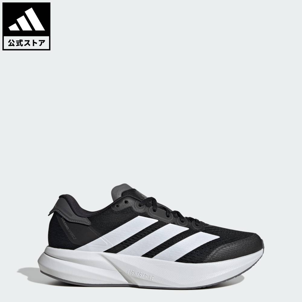 【公式】アディダス adidas 返品可 ランニング アディゼロ デュラモ スピード 2 ランニング / Adizero Duramo Speed 2 Running パフォーマンス ユニセックス シューズ・靴 スニーカー 黒 ブラック IH8201