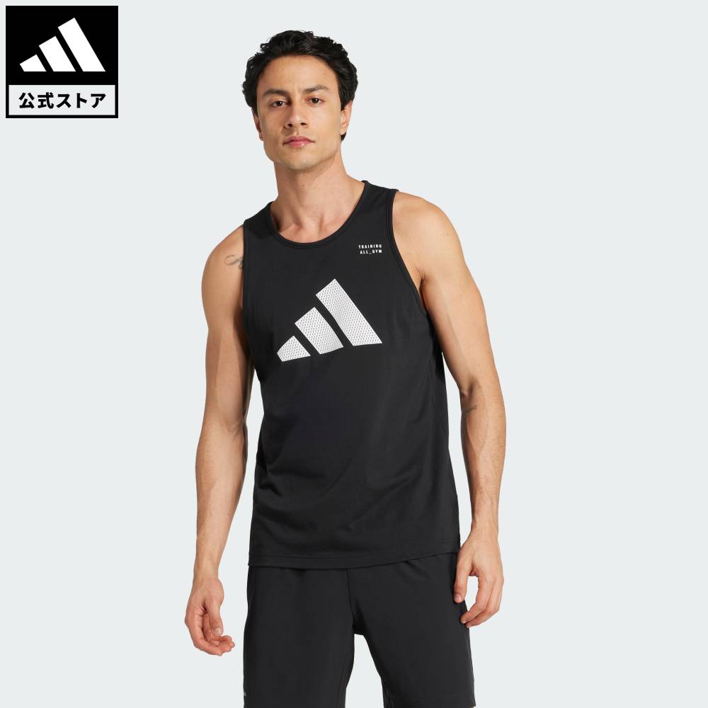 adidas lesmills グラフィック タンクトップ adidas アディダス スポーツウェア ノースリーブ メンズ Les