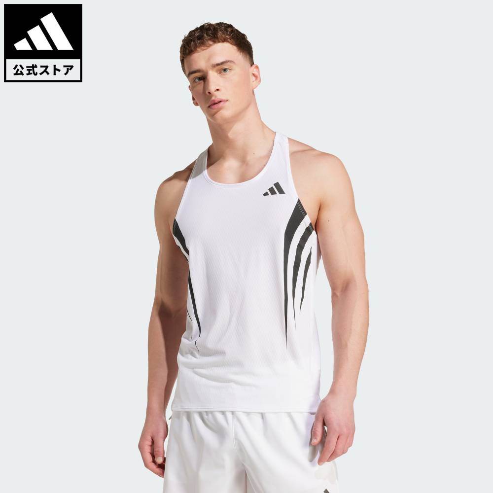 【楽天市場】【公式】アディダス adidas 返品可 ランニング Adizero アーカイブ ランニングシングレット パフォーマンス メンズ