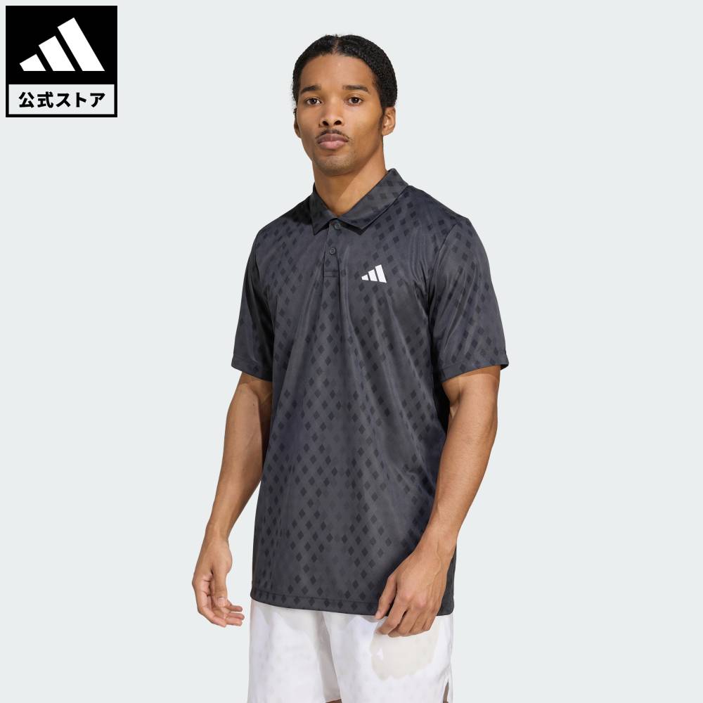 adidas テニスOサイズ ポロシャツ 青/黒 ウインザーオンラインショップアディダス MTENNISフリーリフト