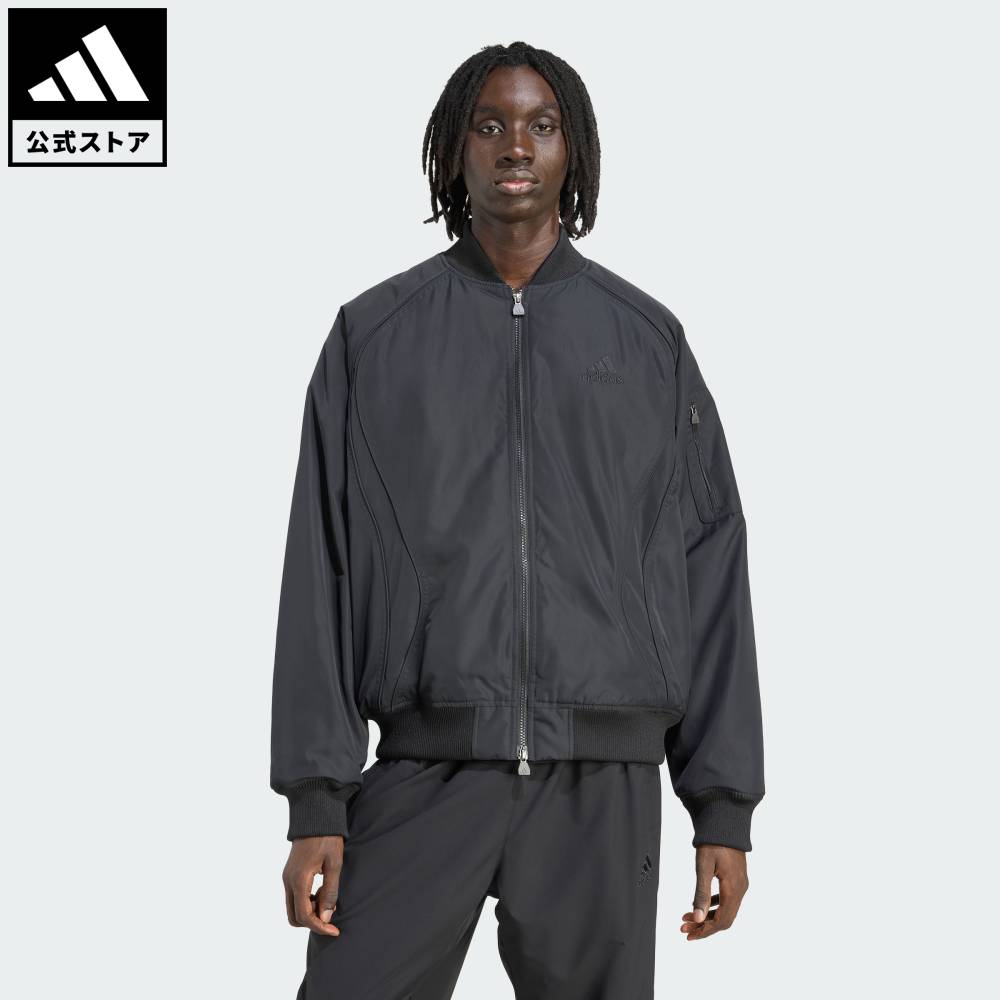 【40%OFFクーポン対象 07/15 0:00~07/26 1:59】 【公式】アディダス adidas 返品可 ライフスタイル チームガイスト 中わた入りジャケット オリジナルス メンズ ウェア・服 ジャケット 黒 ブラック JW3498|adidas Online Shop 店