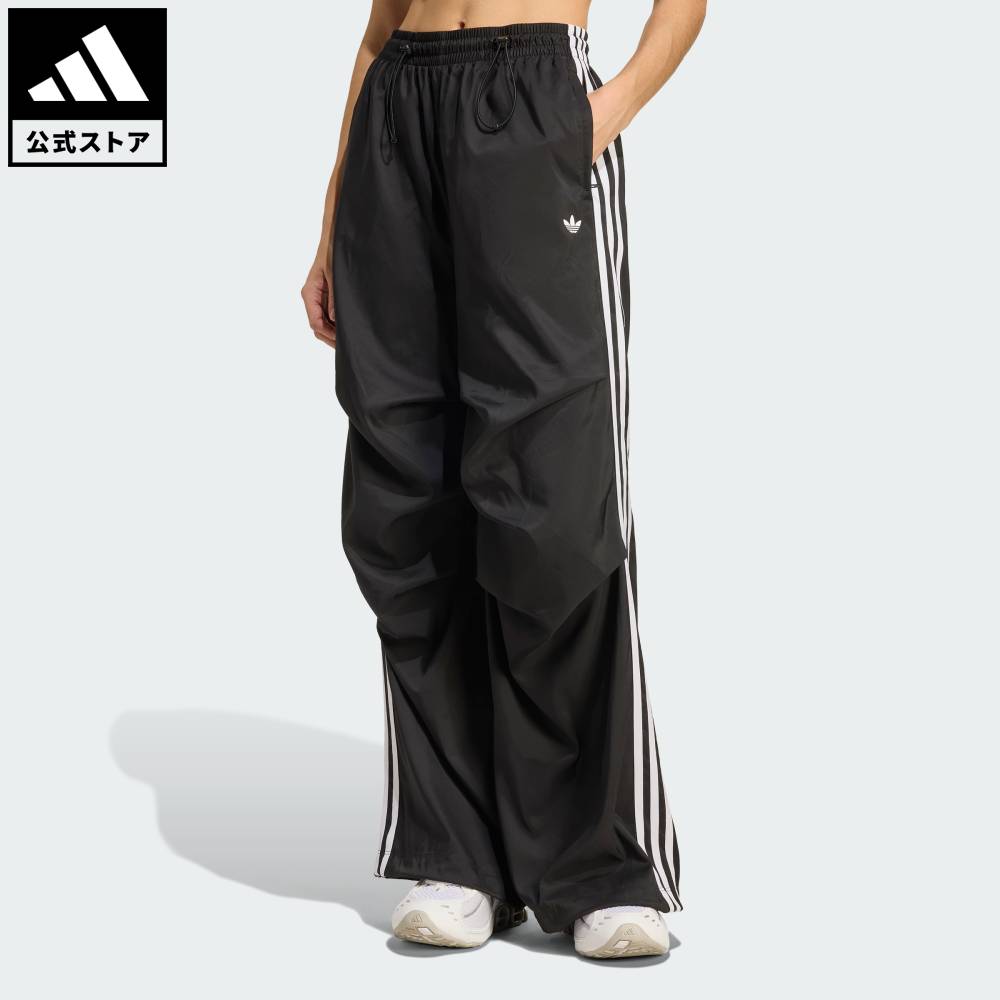 adidas ブラック ワイドパンツ 29サイズ エッセンシャルズ ワイドリブパンツ / アディダスオリジナルス