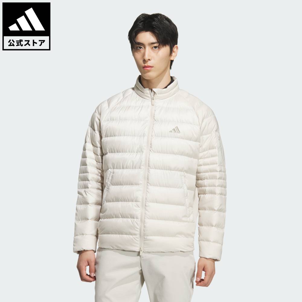【公式】アディダス adidas 返品可 ゴルフ 【ゴルフ】アームポケットFZダウンジャケット パフォーマンス メンズ ウェア・服 ジャケット ベージュ JM2947|adidas Online Shop 店