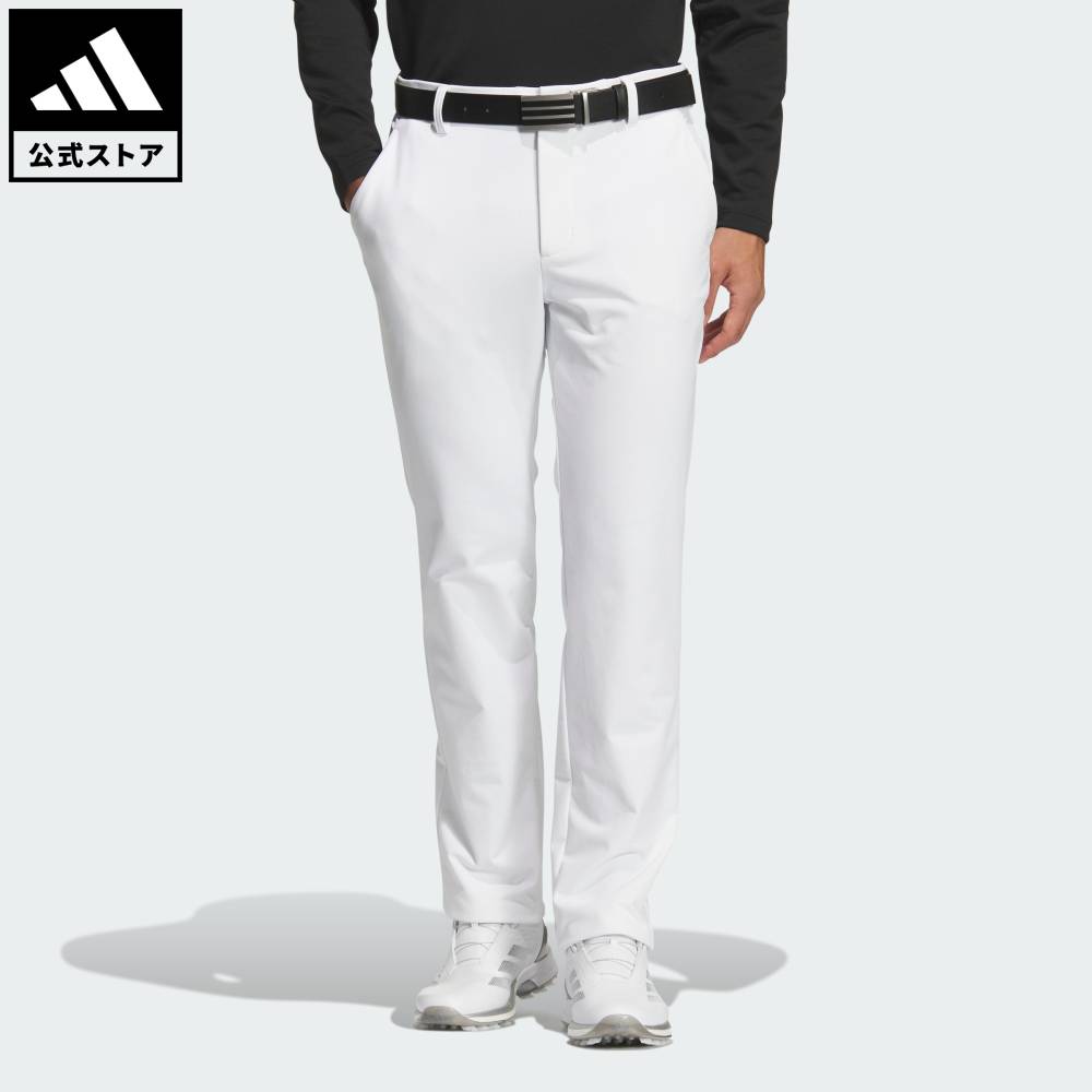 アディダス　メンズゴルフパンツ　ホワイト　ウエスト85 アディダス ゴルフ ロングパンツ HEAT. RDY ストレッチジョガー