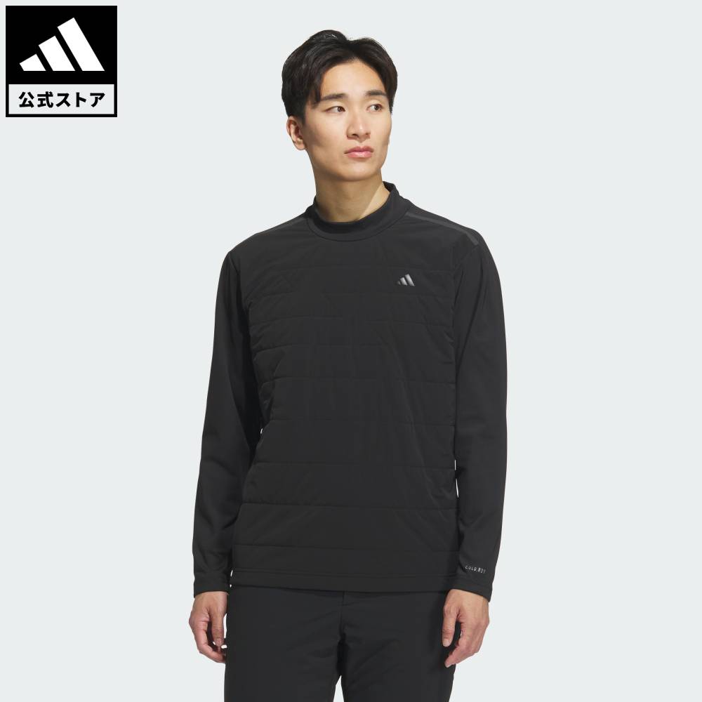【30％OFFクーポン対象 07/15 0:00～07/26 1:59】 【公式】アディダス adidas 返品可 ゴルフ 【ゴルフ】AZ FROSTGUARD WARMキルトLSモックネットシャツ パフォーマンス メンズ ウェア・服 シャツ 黒 ブラック JM9543｜adidas Online Shop 店