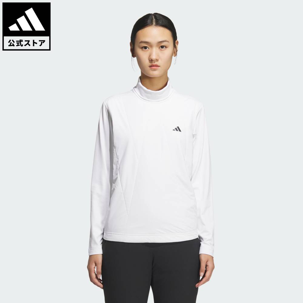 【40％OFFクーポン対象 07/15 0:00～07/26 1:59】 【公式】アディダス adidas 返品可 ゴルフ 【ゴルフ】AZ FROSTGUARD WARMキルトハイネック長袖シャツ パフォーマンス レディース ウェア・服 シャツ 白 ホワイト JM9564｜adidas Online Shop 店