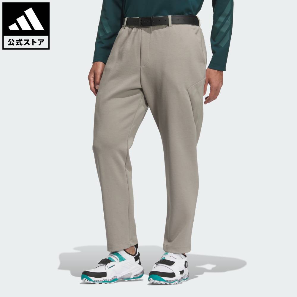 【30％OFFクーポン対象 04/14 20:00～04/20 23:59】 【公式】アディダス adidas 返品可 ゴルフ 【ゴルフ】ストレッチ ダブルニット パンツ パフォーマンス メンズ ウェア・服 ボトムス ベージュ JM9602