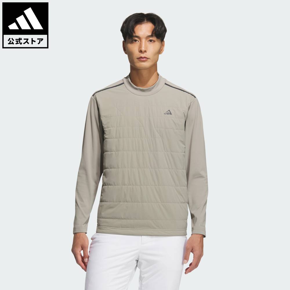【40%OFFクーポン対象 07/15 0:00~07/26 1:59】 【公式】アディダス adidas 返品可 ゴルフ 【ゴルフ】AZ FROSTGUARD WARMキルトLSモックネットシャツ パフォーマンス メンズ ウェア・服 シャツ ベージュ JN1245|adidas Online Shop 店