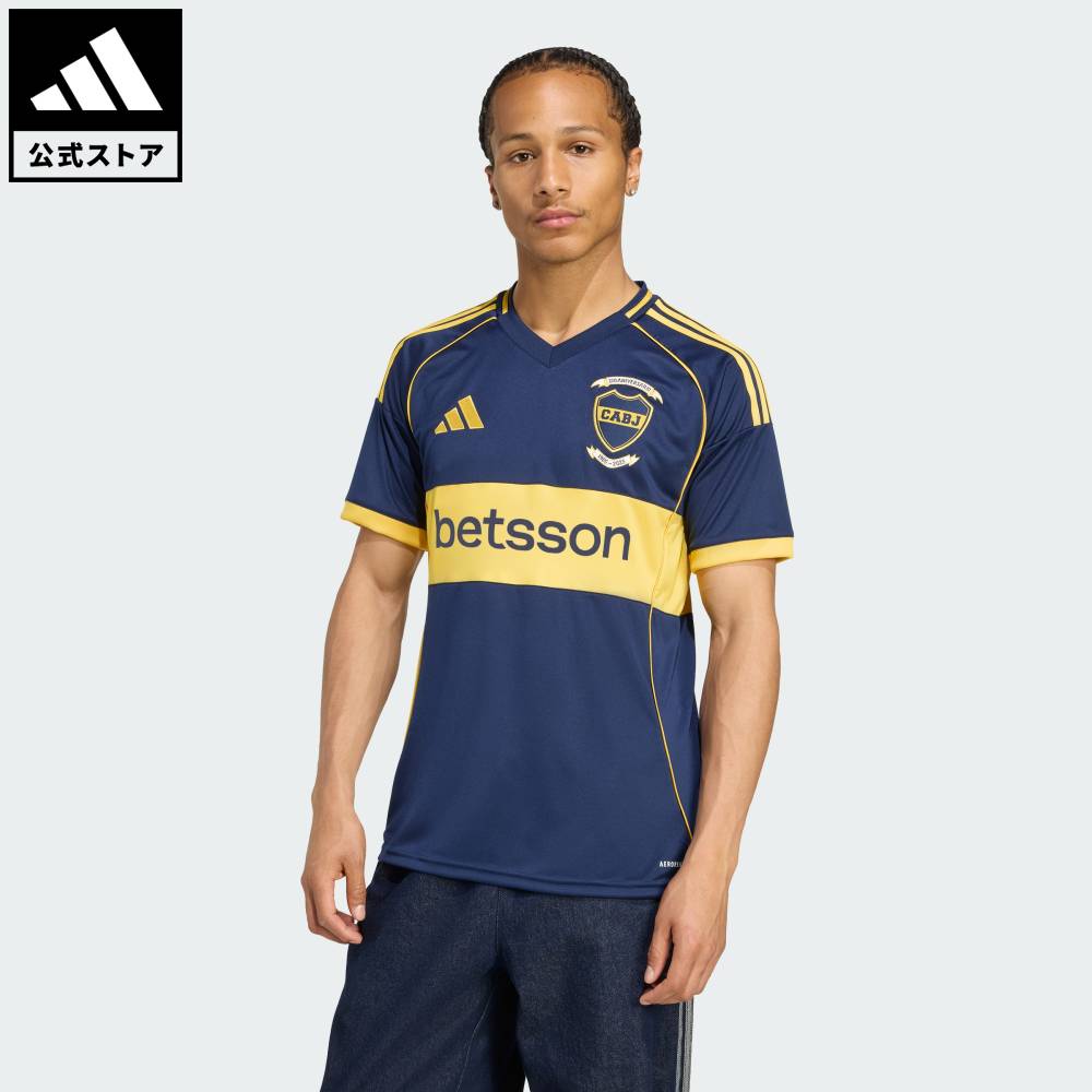 【公式】アディダス adidas 返品可 サッカー ボカ・ジュニアーズ 25/26 ホームユニフォーム パフォーマンス ユニセックス ウェア・服 ユニフォーム 青 ブルー JJ4298