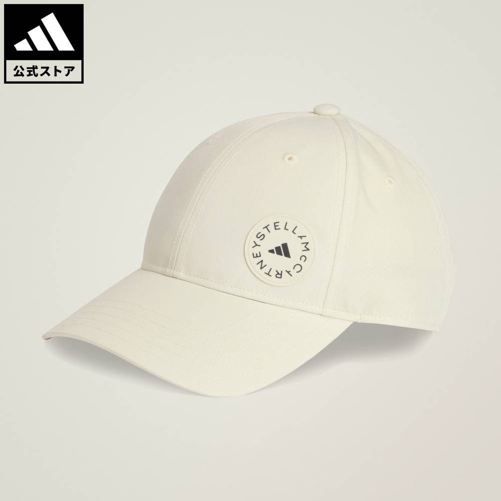 【公式】アディダス adidas 返品可 ランニング adidas by Stella McCartneyキャップ バイ ステラ マッカートニー レディース アクセサリー 帽子 ベージュ JZ5519