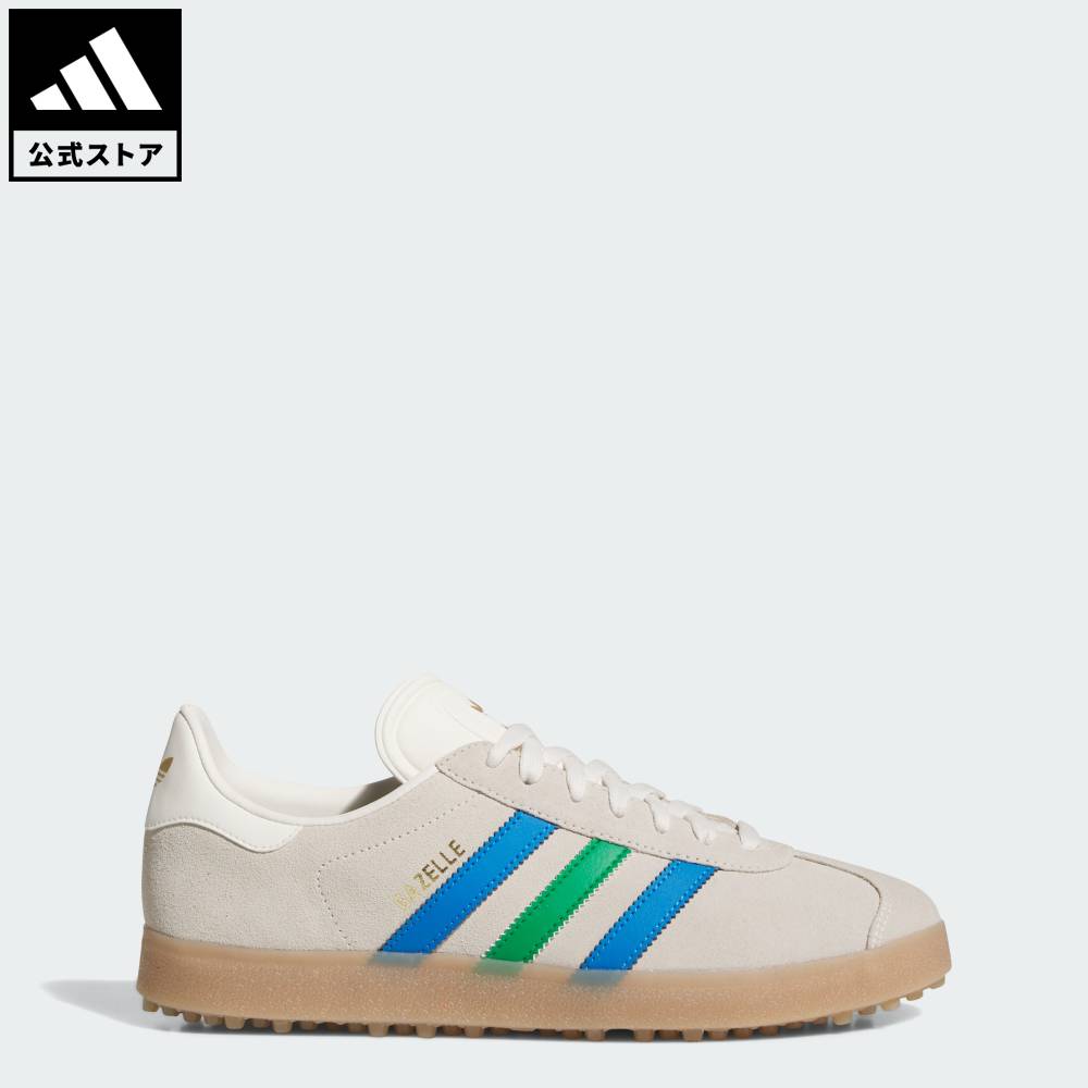 【公式】アディダス adidas 返品可 ゴルフ 【オリジナルスゴルフ】ガゼル ゴルフ / Gazelle Golf オリジナルス ユニセックス シューズ・靴 スニーカー 白 ホワイト JI4165