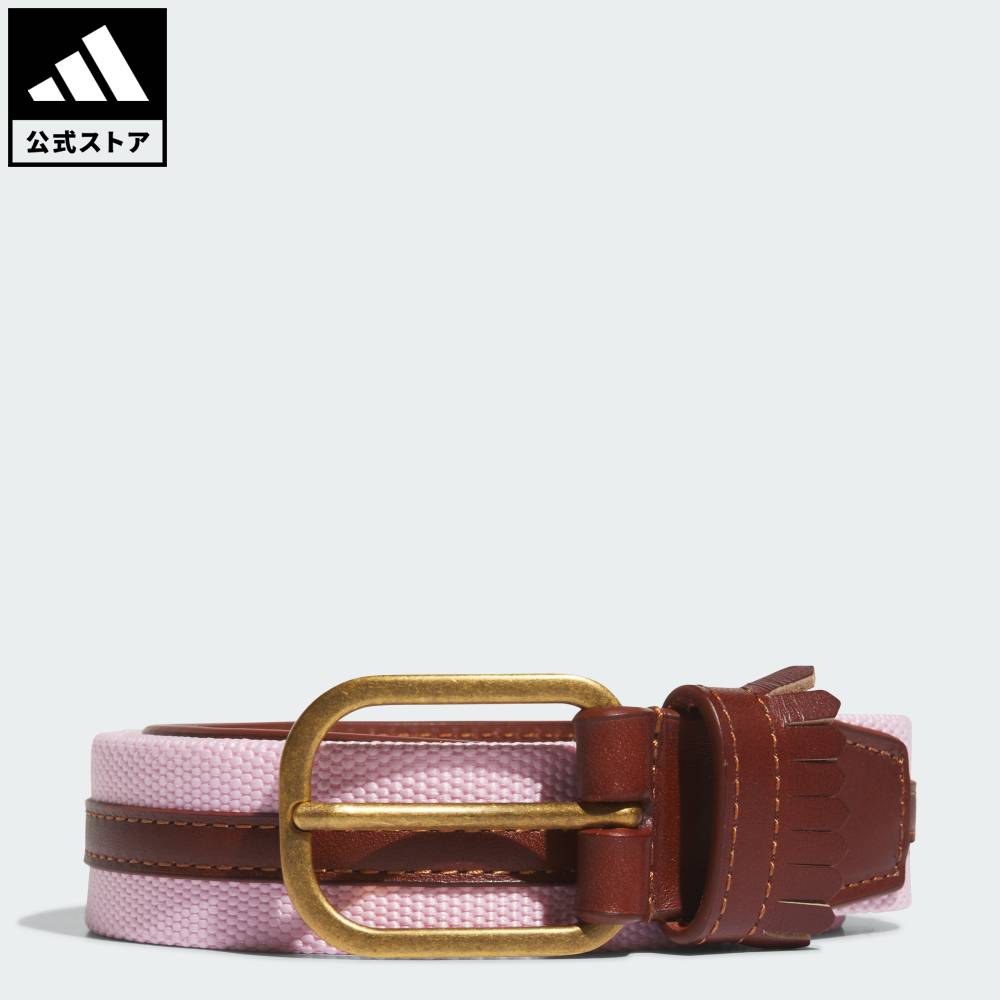 【ポイント10倍 04/14 20:00～04/20 23:59】 【公式】アディダス adidas 返品可 ゴルフ 【オリジナルスゴルフ】キルティー ベルト オリジナルス メンズ アクセサリー ベルト ピンク JY4650 【PT】