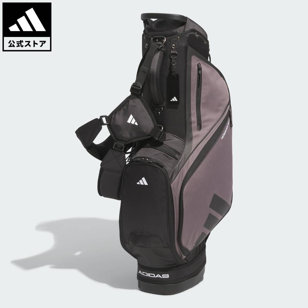 美品　adidas 黒 軽量キャディバッグ　int adidas アディダス キャディバッグ メンズ 軽量 パフォーマンス
