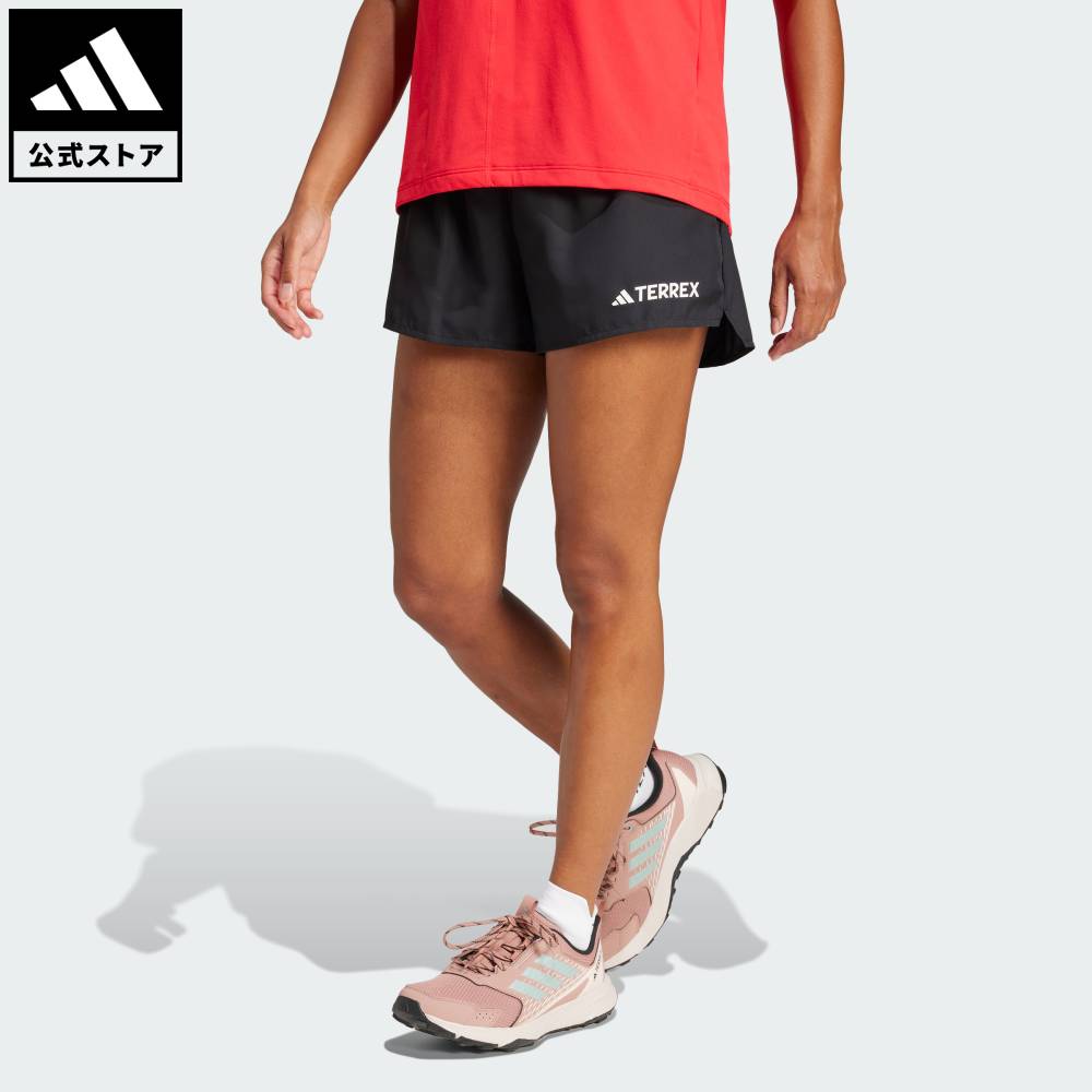 【公式】アディダス adidas 返品可 トレイルランニング テレックス マルチ ライトショーツ アディダス テレックス レディース ウェア・服 ショートパンツ・短パン 黒 ブラック JF1258
