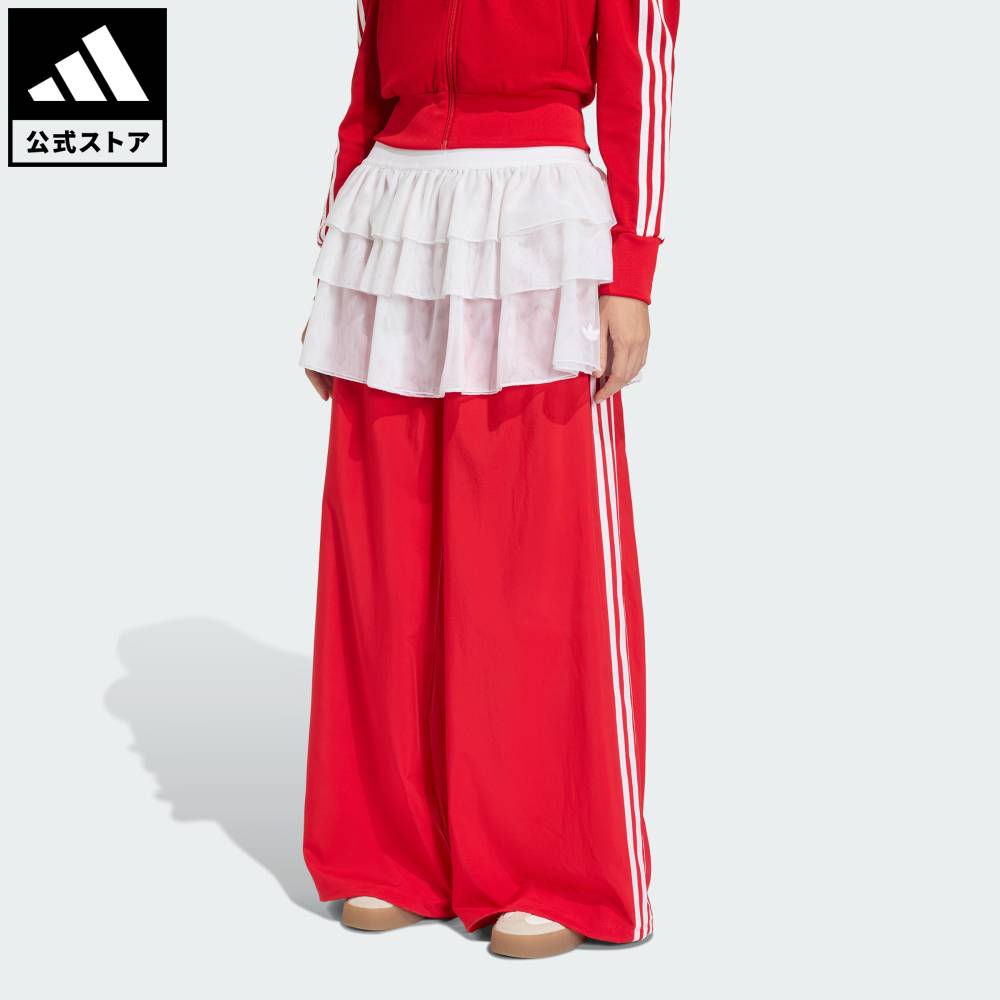 【ポイント20倍 04/14 20:00～04/20 23:59】 【公式】アディダス adidas 返品可 ライフスタイル アディルナ レース ADILENIUM FB TP パンツ オリジナルス ユニセックス ウェア・服 ボトムス 赤 レッド KS1430 【PT】