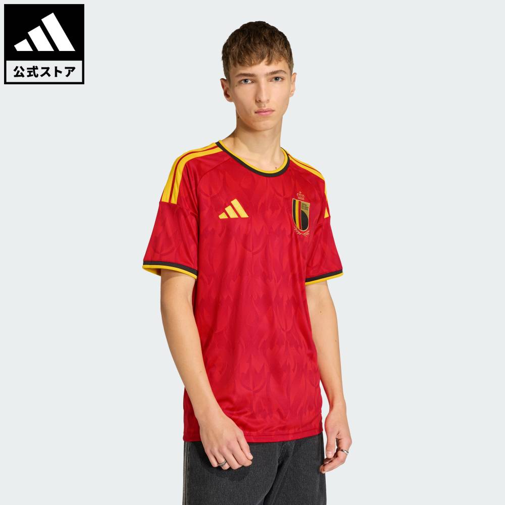 【公式】アディダス adidas 返品可 サッカー ベルギー代表 26 ホーム レプリカ ユニフォーム パフォーマンス ユニセックス ウェア・服 ユニフォーム 赤 レッド JM8381