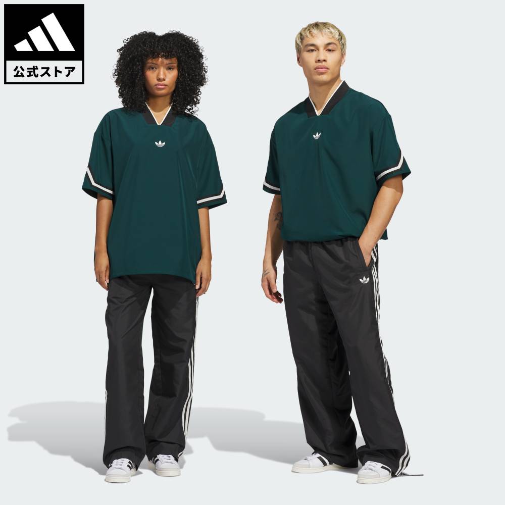 【公式】アディダス adidas 返品可 バスケットボール オリジナルス バスケットボール ウインドブレーカー パンツ オリジナルス ユニセックス ウェア・服 ボトムス 黒 ブラック JZ6966