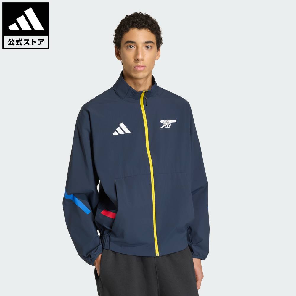 【公式】アディダス adidas 返品可 サッカー アーセナルFC Z.N.E.アンセムジャケット パフォーマンス ユニセックス ウェア・服 ジャージ 青 ブルー KB1800|adidas Online Shop 店