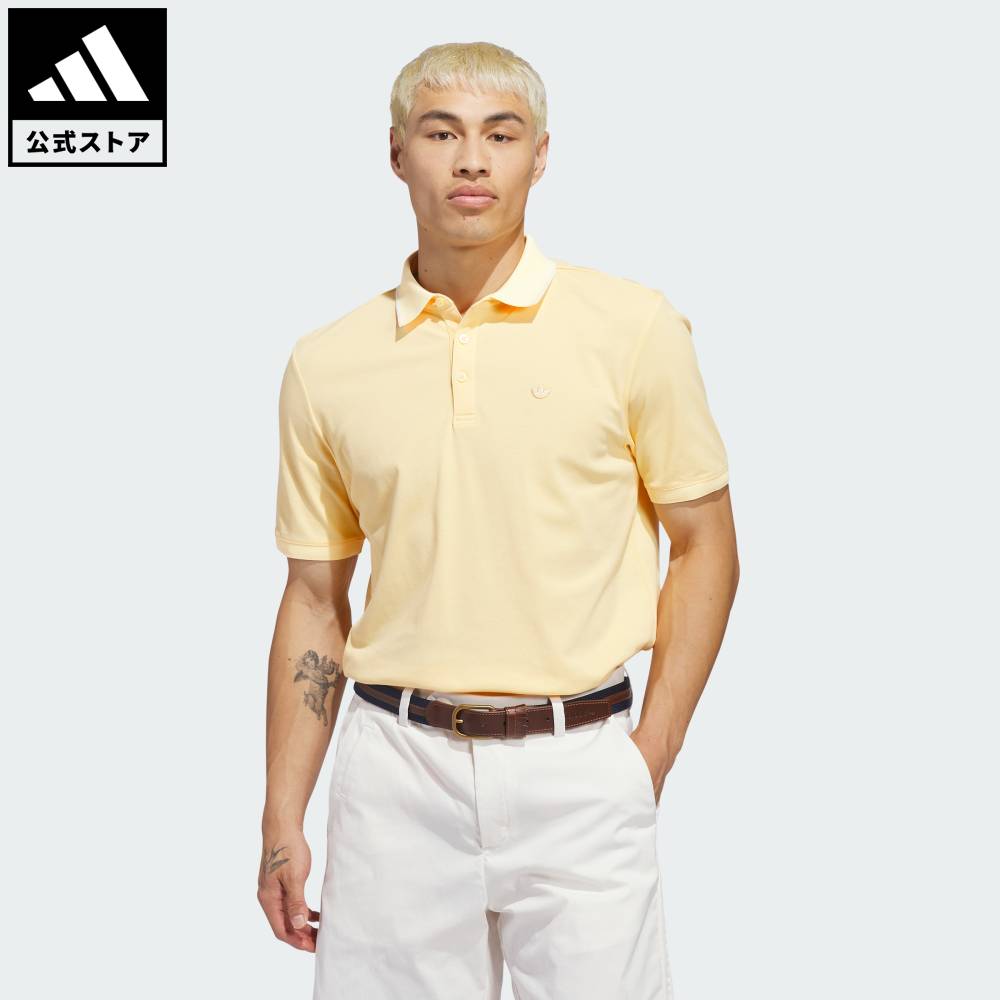 【ポイント10倍 07/15 00:00～07/26 01:59】 【公式】アディダス adidas 返品可 ゴルフ ツイストニット ワンポイントロゴ 半袖ポロ パフォーマンス メンズ ウェア・服 ポロシャツ オレンジ KB8614 【PTU】｜adidas Online Shop 店