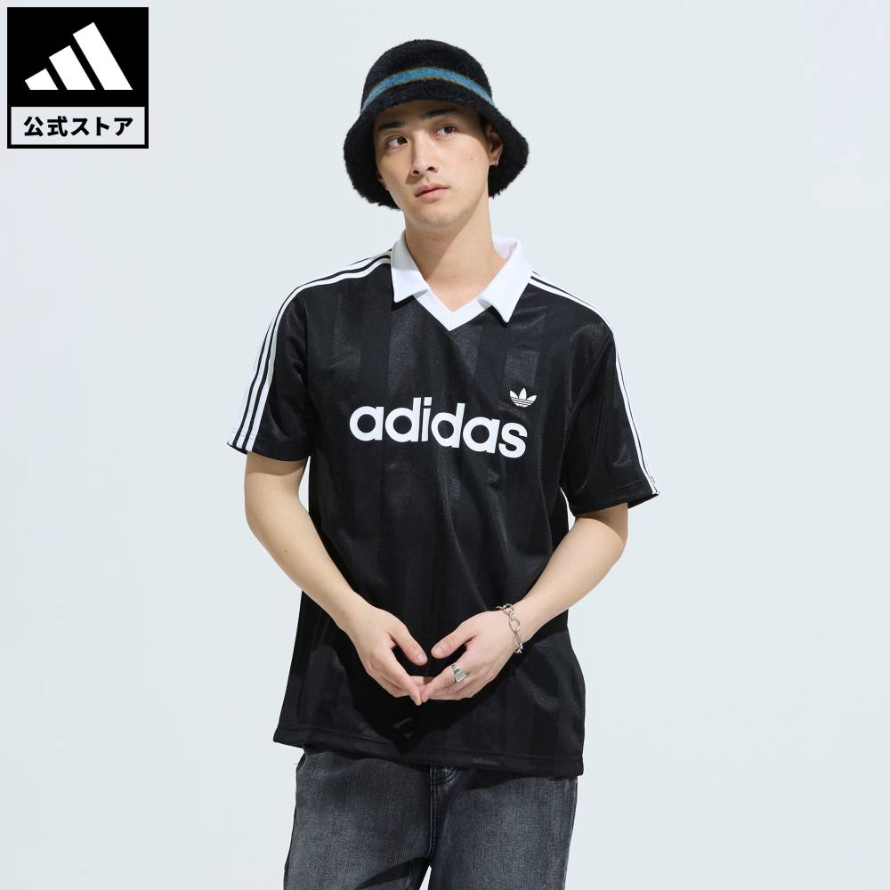 【公式】アディダス adidas 返品可 ライフスタイル アーカイブカラーエンジニアードジャージ オリジナルス メンズ ウェア・服 ユニフォーム 黒 ブラック KE3584