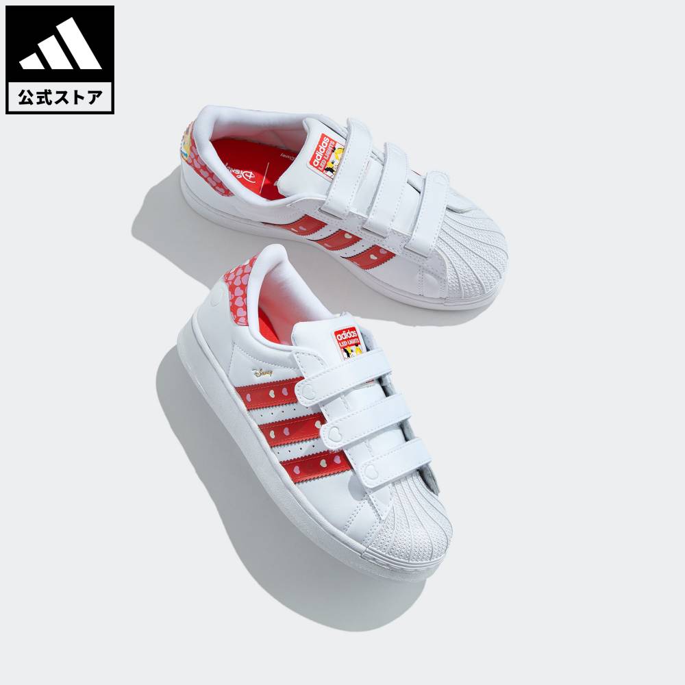 【ポイント20倍 04/14 20:00～04/20 23:59】 【公式】アディダス adidas 返品可 ライフスタイル アディダス ディズニー SST LEDライト キッズ / Adidas Disney SST LED LIGHTS CF EL C オリジナルス キッズ／子供用 シューズ・靴 スニーカー 黒 ブラック KK1295 【PT】