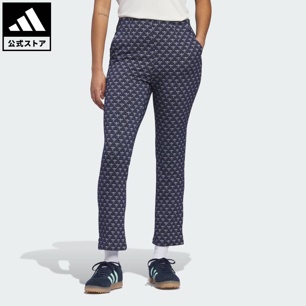 【公式】アディダス adidas 返品可 ゴルフ オリジナルス オール オーバー パンツ オリジナルス レディース ウェア・服 ボトムス 青 ブルー JY5387