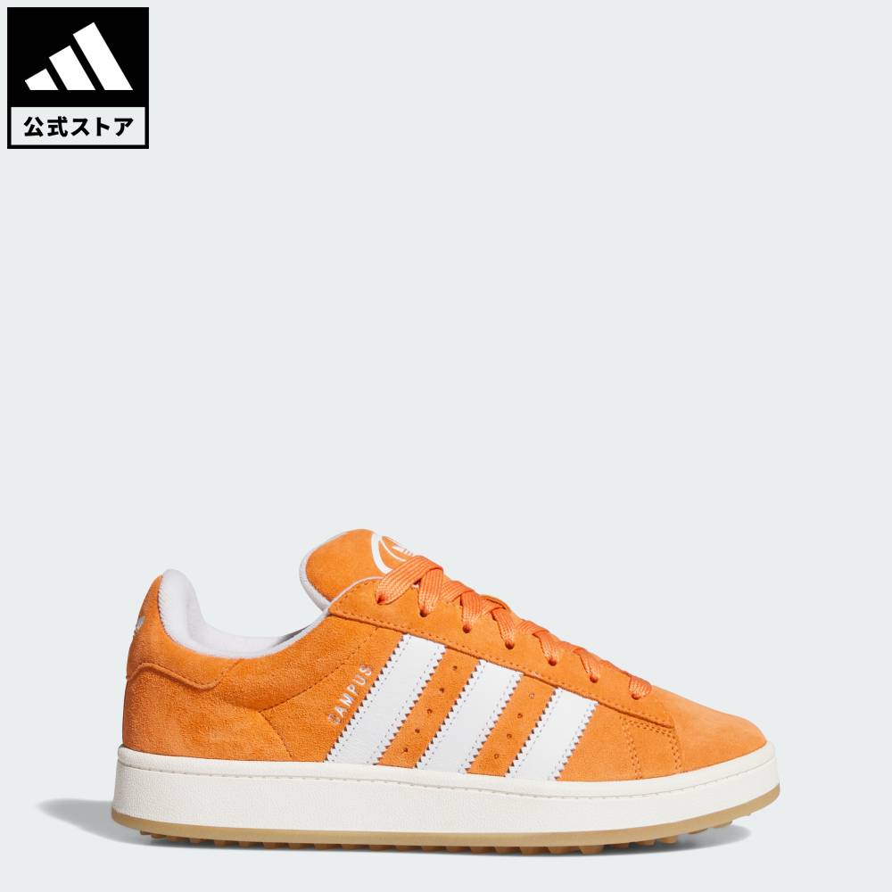【公式】アディダス adidas 返品可 ゴルフ キャンパス 00s スパイクレス ゴルフ / Campus 00s Spikeless Golf パフォーマンス ユニセックス シューズ・靴 スニーカー オレンジ JQ6806