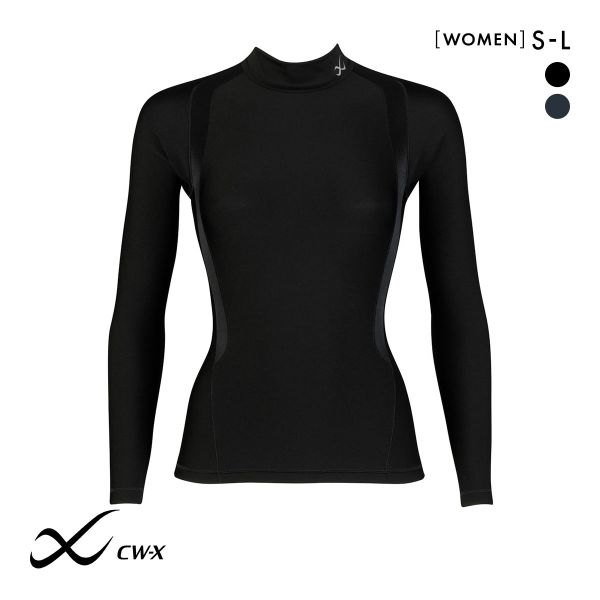 シェイプ ビューティー210g カロバイプラス WOMEN】 CW-X 機能性トップス 【JYURYU TOP】 ハイネック 長袖
