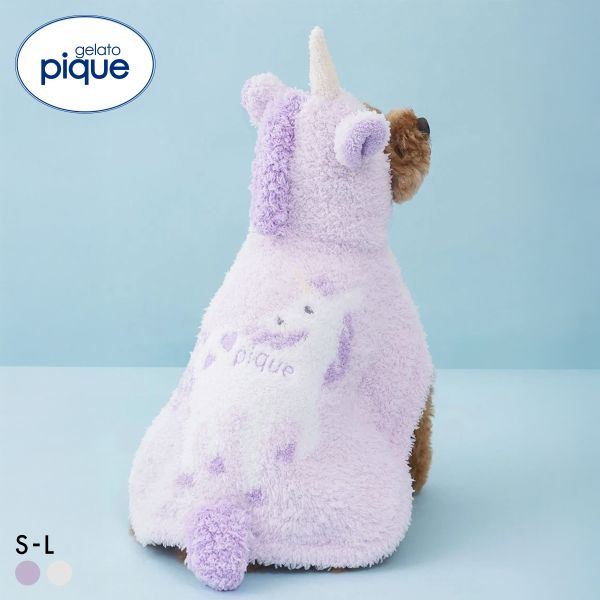 ジェラートピケ CAT&DOG ジェラートユニコーンケープ gelato pique ADIEU 全2色 S-L