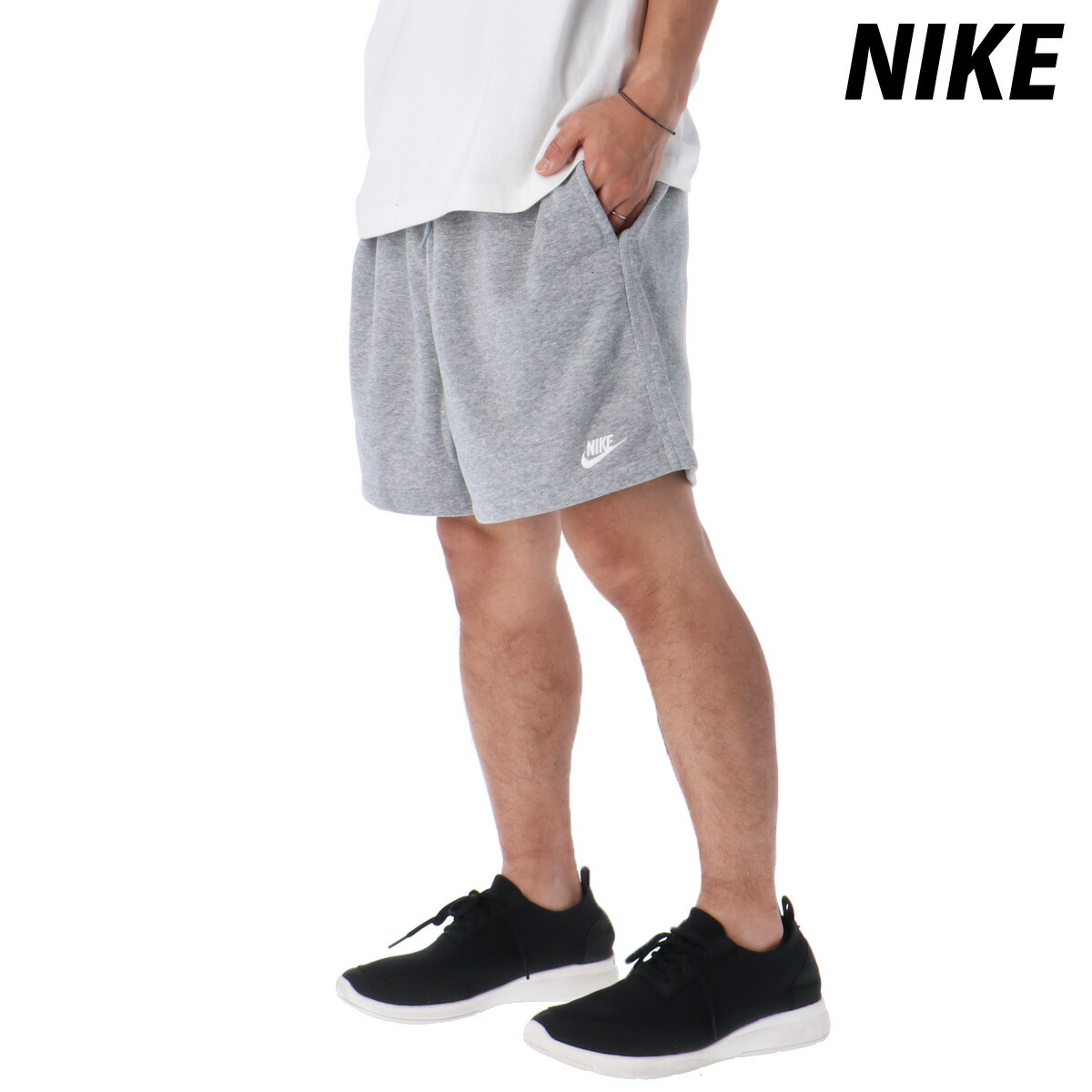 ショートパンツ メンズ スポーツ 短パン ブランド ナイキ クラブ フレンチ テリー NIKE スウェットパンツ ハーフパンツ 裏毛 FN3521 新作 大きいサイズ 有 スポーツウェア トレーニングウェア おしゃれ 灰色 グレー