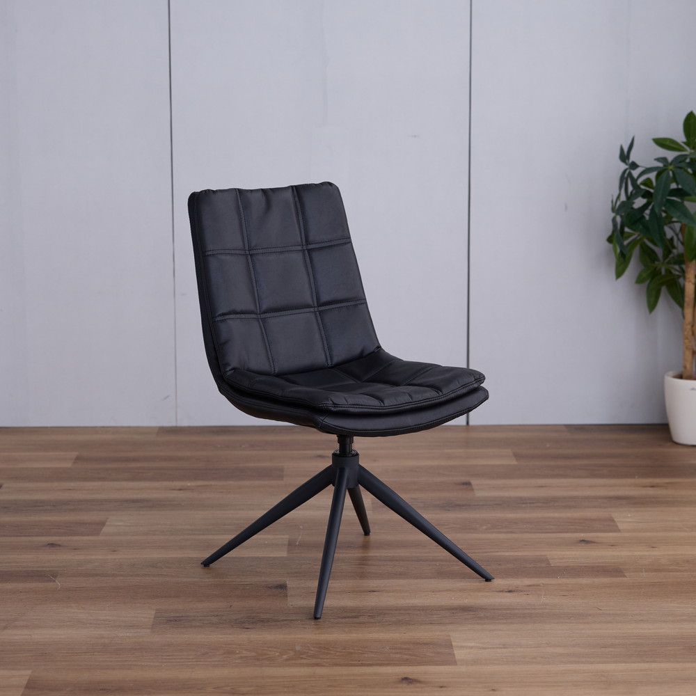 楽天市場】INF ダイニングチェア 2脚セット 回転式 ファブリック